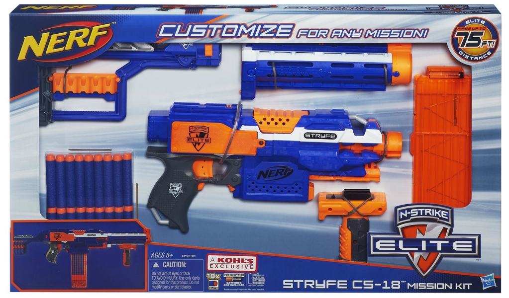 The Stryfe CS-18 Mission Kit is a Nerf Mission Kit that was released ...