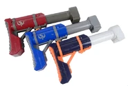 All three variants of the Shot Blast shoulder stock.