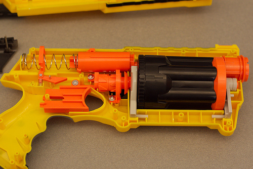 nerf dog blaster mod