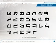 The complete Alien Menace alphabet.