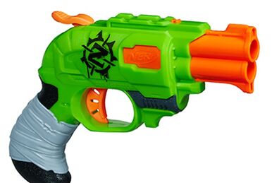 NERF Zombie Strike Ghoulgrinder Blaster -- Rotating 10-Dart Wheel, 10  Official Zombie Strike Elite Darts -- for Kids, Teens, Adults 