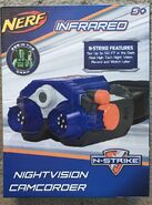 The packaging for the N-Strike variant of the Night Vision Camcorder, labeled as Nightvision Camcorder.