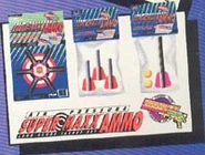 A Larami-branded SuperMAXX Dart refill.