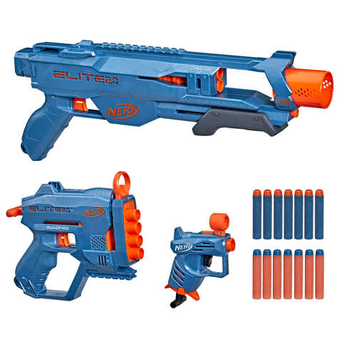 Nerf Nerf Elite 2.0 Double Defense Pack Blasters and Darts Set