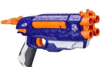 Nerf N-Strike Elite Mega Blue Sonic Ice Magnus Strike Toys R Us Gun Hasbro  NEW!*