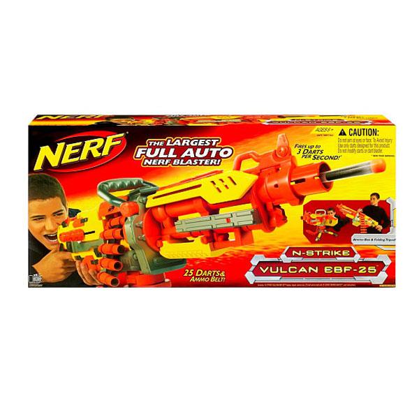 Nerf N-Strike Vulcan EBF-25 Blaster Gun with 2 Belts, 1 Tripod