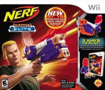 nerf n strike wii game