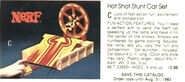 An ad from 1982 featuring the Hot Shot Stunt Car Set.