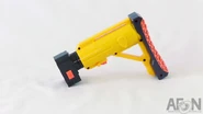 The yellow Barricade shoulder stock.
