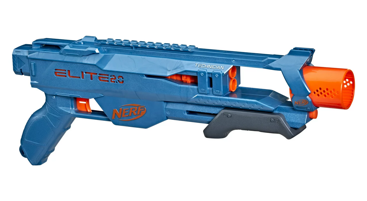 Nerf Elite 2.0 Lock N Load Pack, Blaster, 50 Elite Darts, Stock