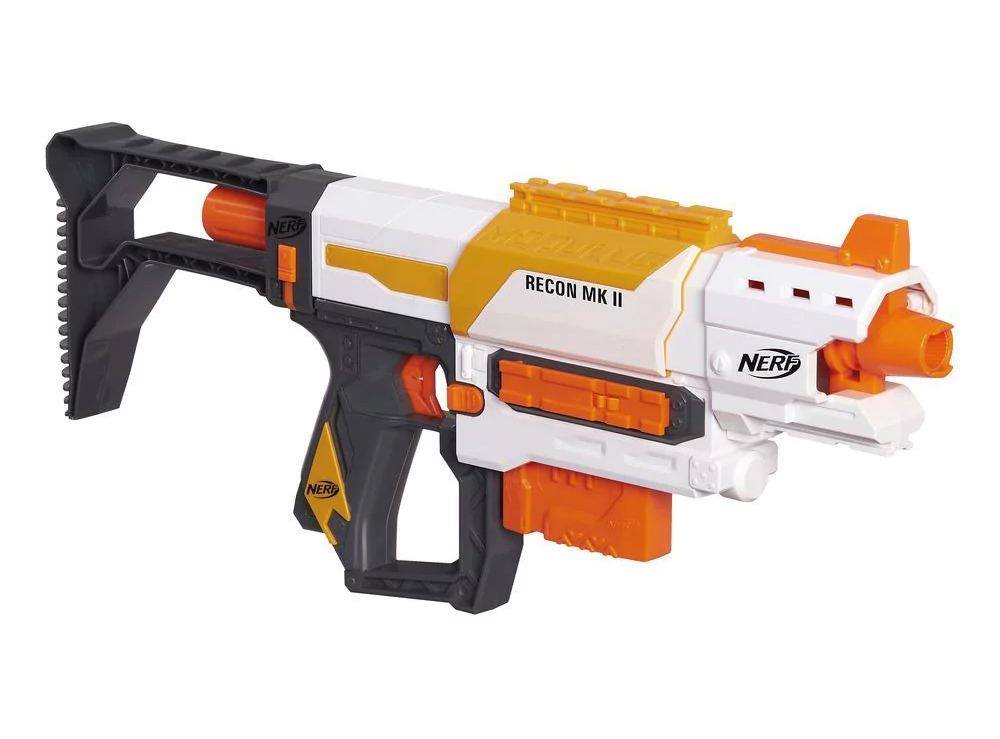 NERF N-Strike MODULUS IONFIRE Gun Blaster 2 Rail Attachments 4 Bullets Hasbro 