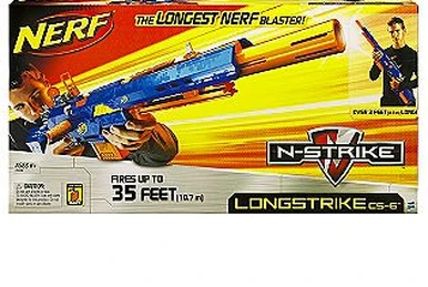 NERF N-STRIKE LONGSTRIKE ロングストライク Amazon.com: NERF Longstrike Modulus Toy Blaster with Barrel