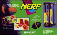An ad from 1995 featuring the Nerf Sports line.