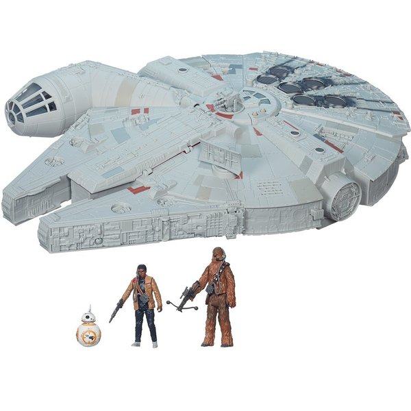 Star wars battle action shop millennium falcon