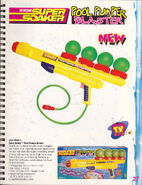 A listing for the XP Pool Pumper Blaster in the Larami catalog.