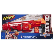 The packaging for the RotoFury with the gray trigger and, oddly, the N-Strike logo.