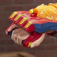 A close-up of the Captain Marvel Photon Blast.