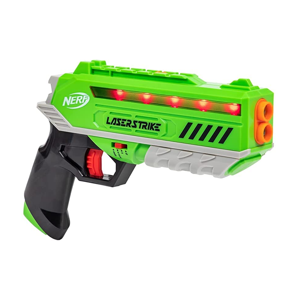 Laser Aim Point & Lamp for Nerf guns. Tactical rail accessories. Many colors