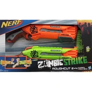 The overseas packaging for the Rough Cut 2x4 2 Pack, labeled as Roughcut 2x4 2-Pack.