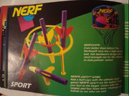 Listings for the Nerfoop and Jarts sets in the Kenner Action Toy Guide.