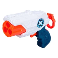 The white, black and orange Barrel Breaker.