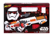 The packaging for the First Order Stormtrooper Deluxe Blaster (with an included Stormtrooper mask).