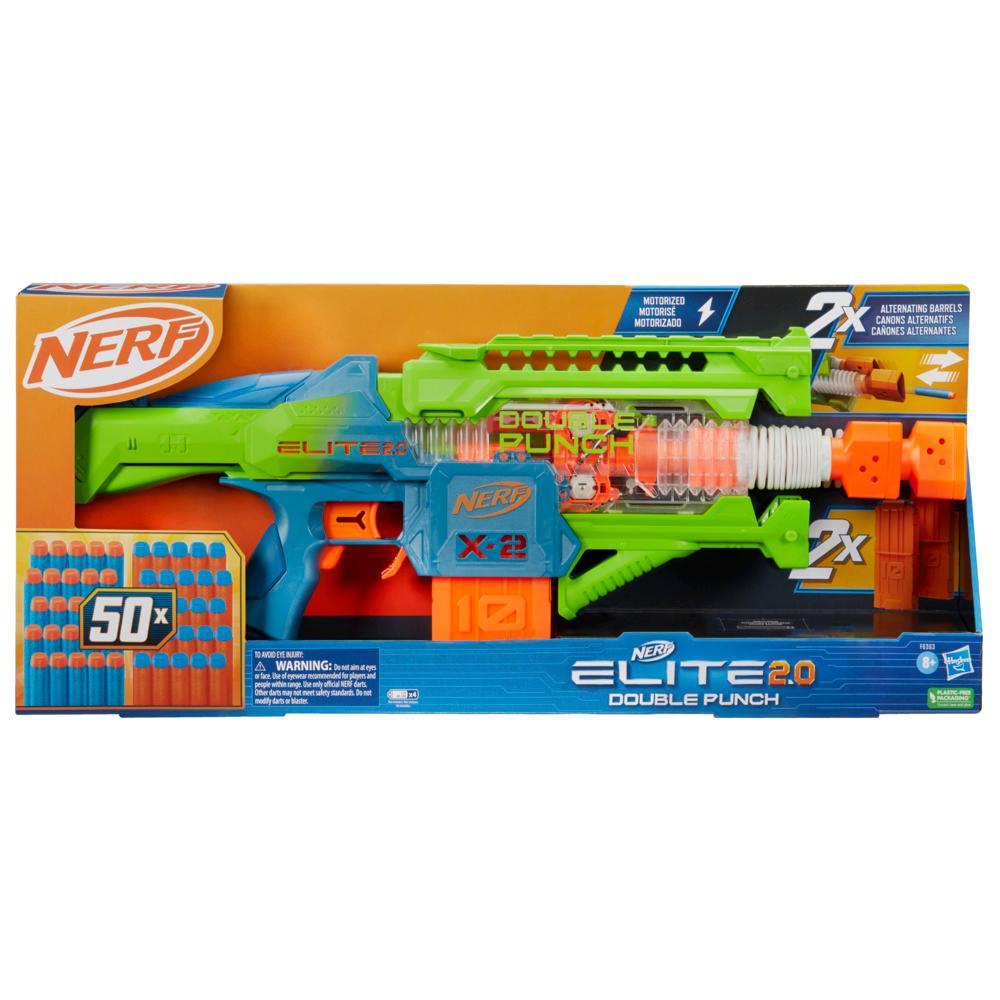 Nerf Elite 2.0 Lock N Load Pack, Blaster, 50 Elite Darts, Stock