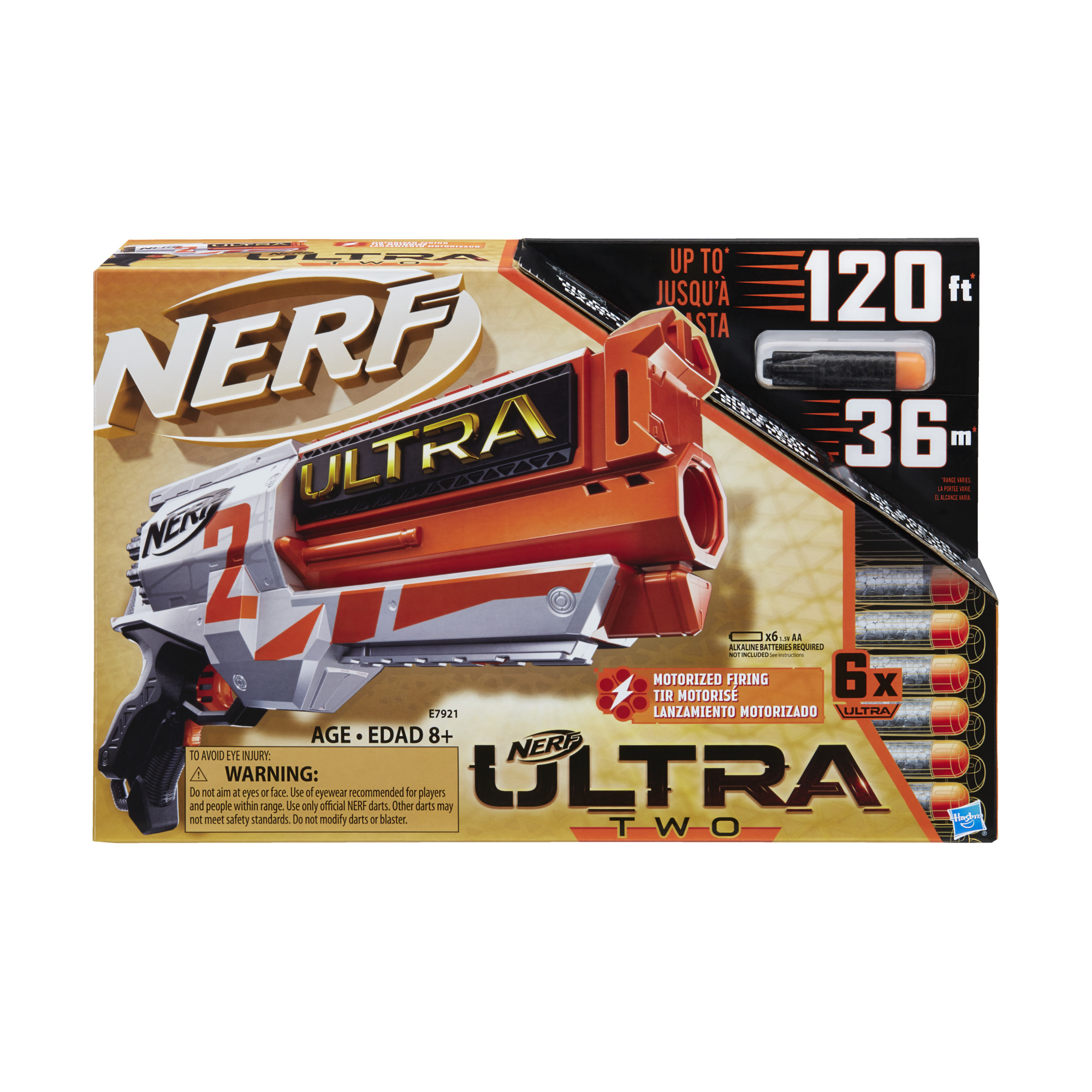 Nerf Ultra Four Blaster, Includes 4 Official Nerf Darts 