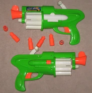 The green, white and orange variant of the Mustang 6.