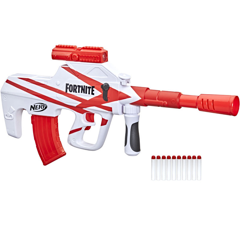  Nerf Fortnite Storm Scout Blaster, Nerf Scope, 6-Dart