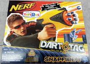 The Toys "R" Us exclusive packaging for the Snapfire 8.