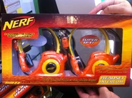 The packaging for the Headset Intercom, as it appeared at the 2013 London Toy Fair.