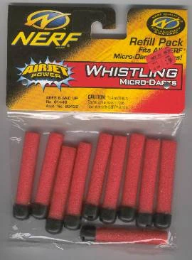 nerf whistler darts