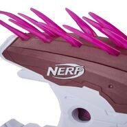 A close-up of the Needler's faux "needles".