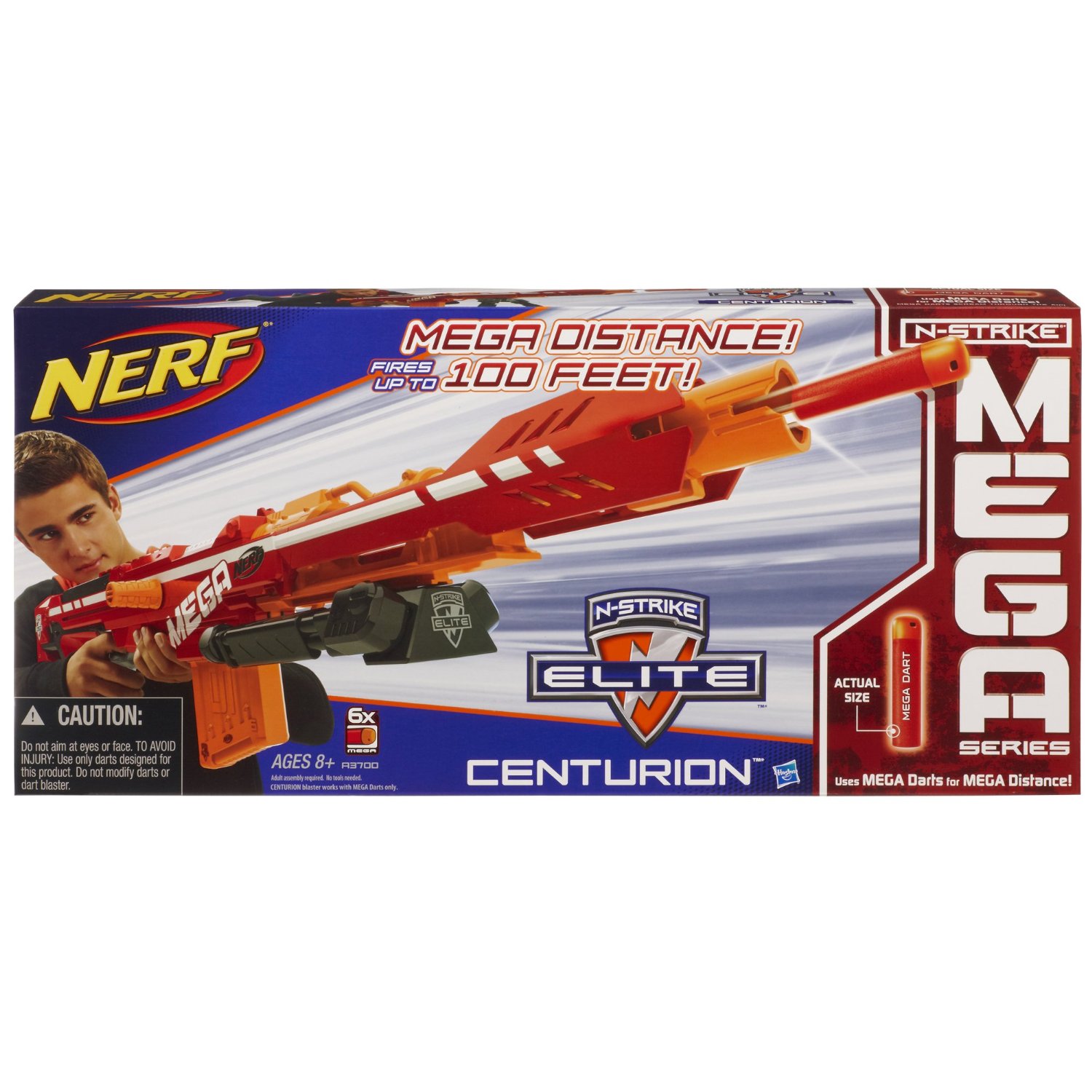 NERF N-Strike Elite Sonic Ice Centurion Blaster – One-Touch Top