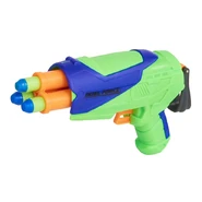 The green, blue, black, and orange Duel Force.