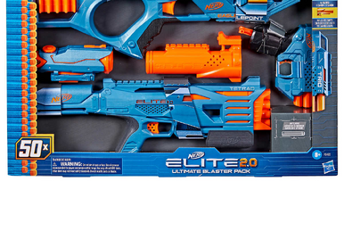 Nerf Nerf Elite 2.0 Double Defense Pack Blasters and Darts Set