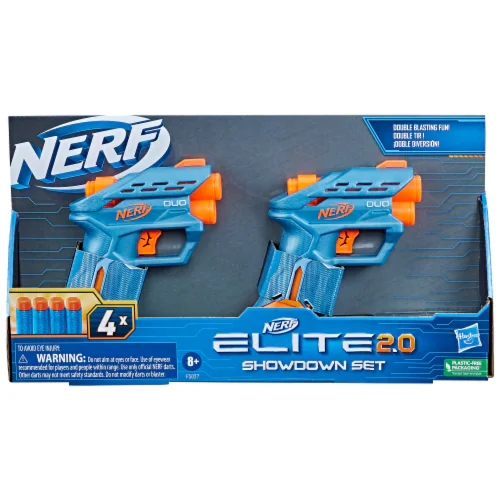 Nerf Nerf Elite 2.0 Double Defense Pack Blasters and Darts Set