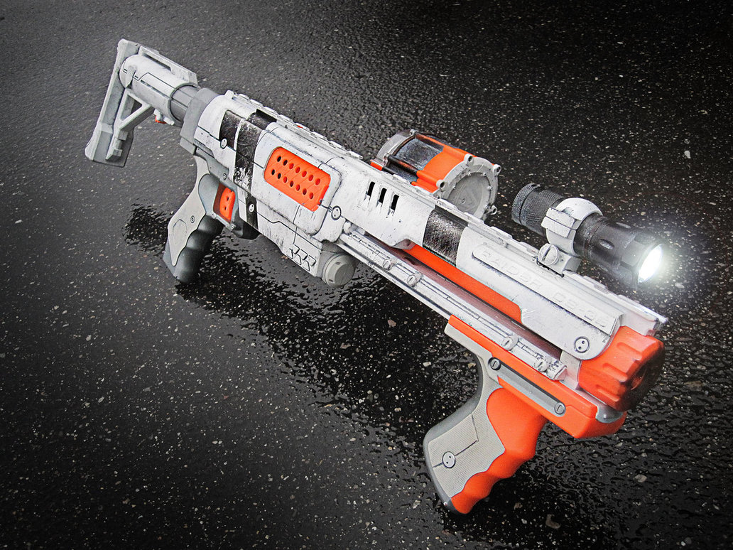 How to spray paint clearance a nerf gun