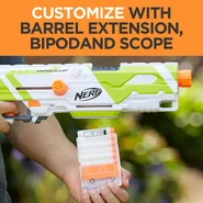 Longstrike clip new.jpg (202 KB) The LongStrike's clip being loaded. If the bolt isn’t pulled back, the clip would be harder to insert.