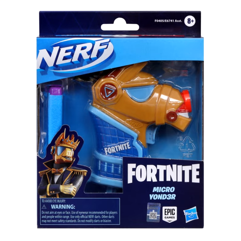 NERF Fortnite Micro Shots Micro TS Dart Blaster Toy Hasbro Toys