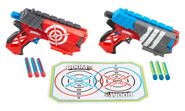 The contents of the Dual Defenders blaster set.