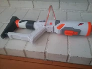 The Missile Launcher Stock assembled as a standalone blaster.