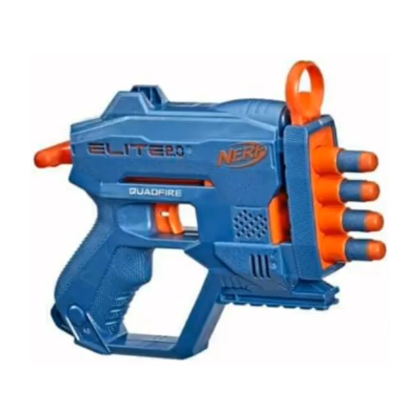 Nerf Elite 2.0 Loadout 3-Blaster Pack, Technician DS-2 Blaster, Quadfire  QS-4 Blaster, Ace SD-1 Blaster