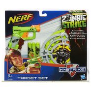 The European packaging for the Zombie Strike Target Set, with the N-Strike logo.