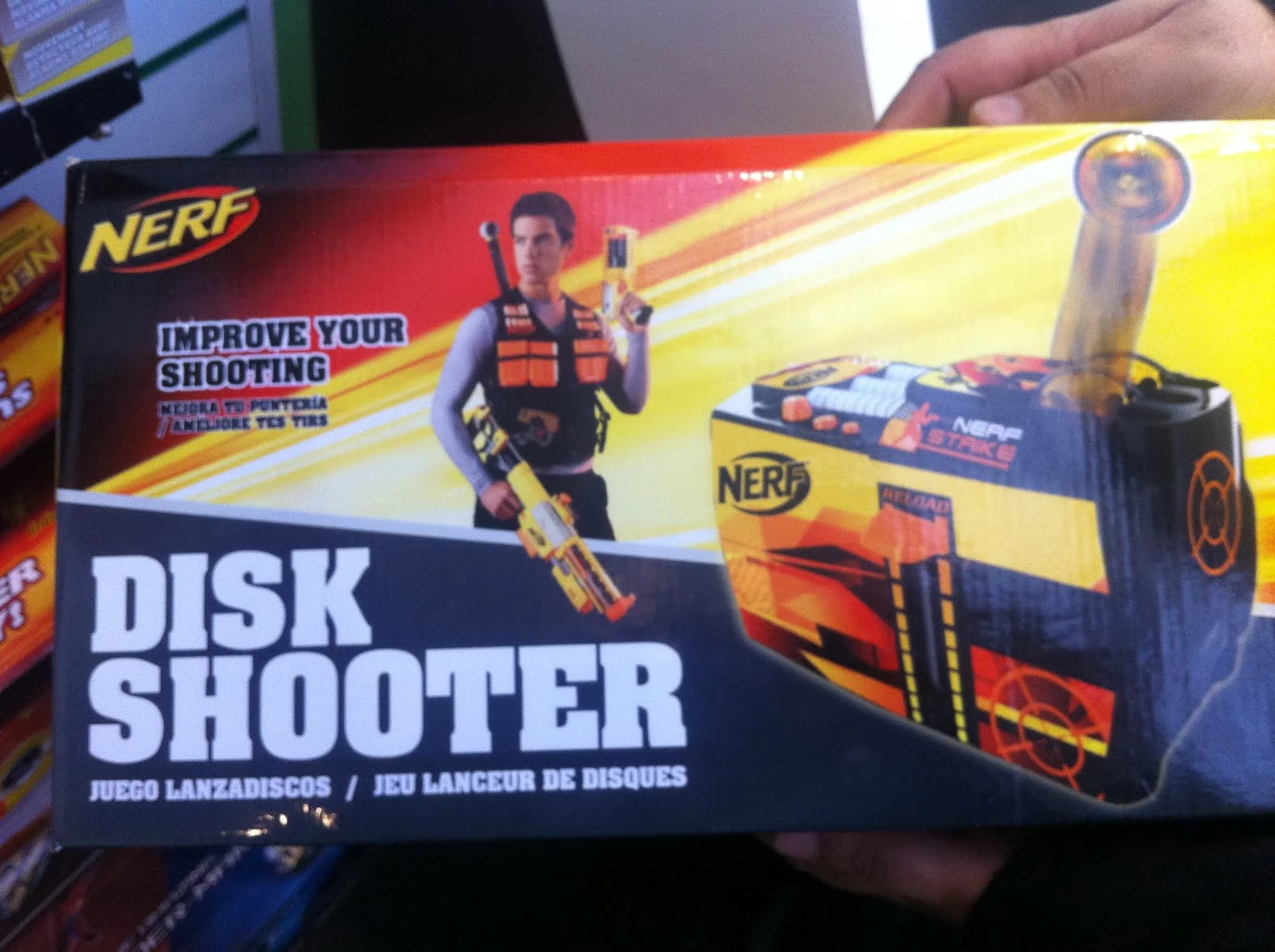 nerf disk shot