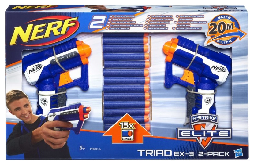 Kit Lanca Dardo Nerf Elite Snapfire Pack C/03 em Promoção na