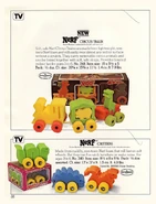 1977-4.jpg (116 KB) The Nerf Circus Train series, as advertised in the 1977 Parker Brothers catalog.