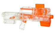 The Clear Series clear plastic and orange Deploy