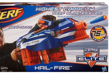 Nerf N-Strike Elite Rhino-Fire Blaster ( Exclusive) Open Box